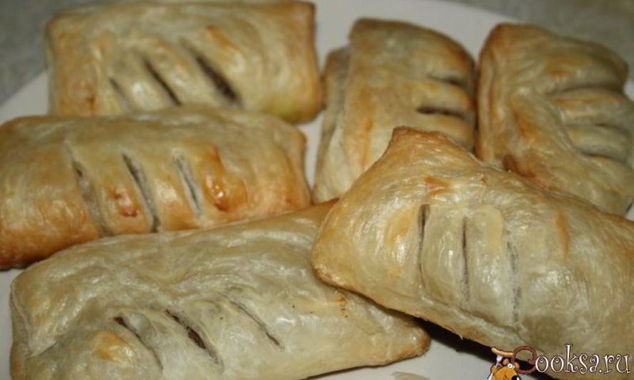 Рецепт слоек с мясной начинкой