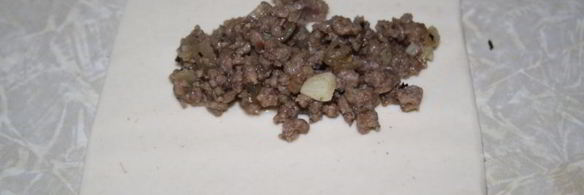 слойки с мясной начинкой