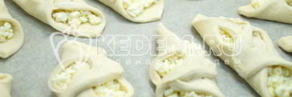 слойки с творогом любимые