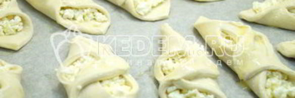 слойки с творогом любимые