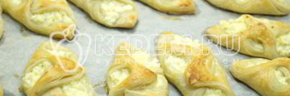 слойки с творогом любимые