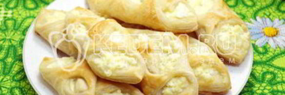 слойки с творогом любимые