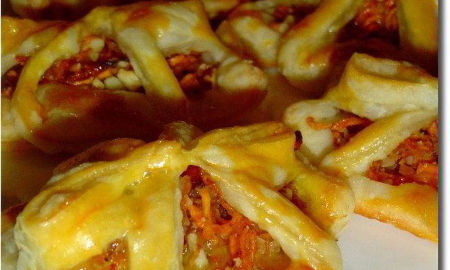 Рецепт слоек с тыквенно-ореховой начинкой