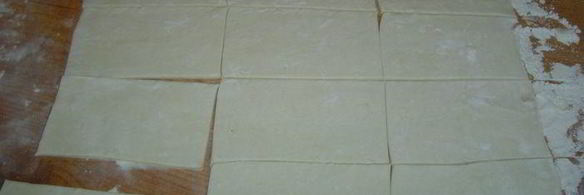 слойки с тыквенно-ореховой начинкой