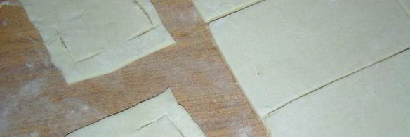 слойки с тыквенно-ореховой начинкой