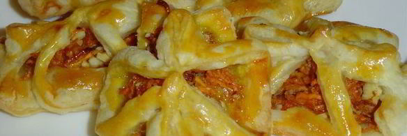 слойки с тыквенно-ореховой начинкой