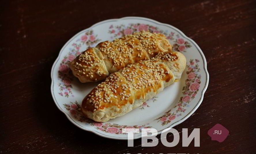 Рецепт слоек с ветчиной и сыром