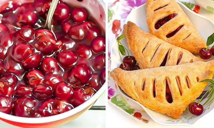 Рецепт слоек с вишней