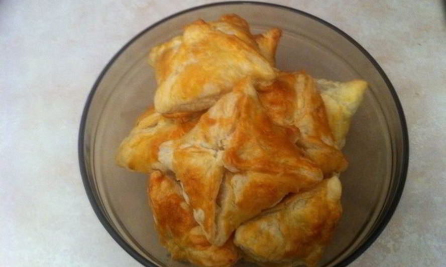 Рецепт слоек с яблоками медом и орехами