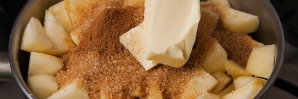 слойки с яблоками