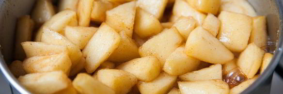 слойки с яблоками