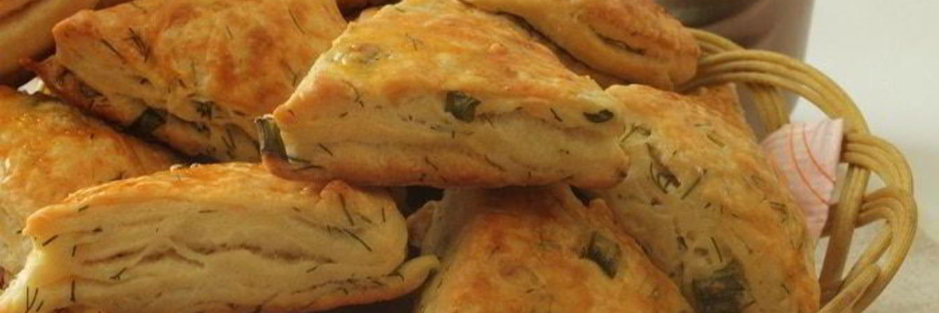 Слойки с зеленью