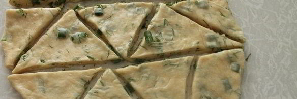 слойки с зеленью