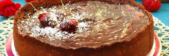 карамельный сырник с клубникой