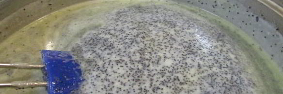 немецкий маковый творожник