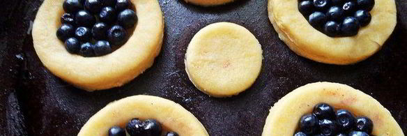 песочники с черникой