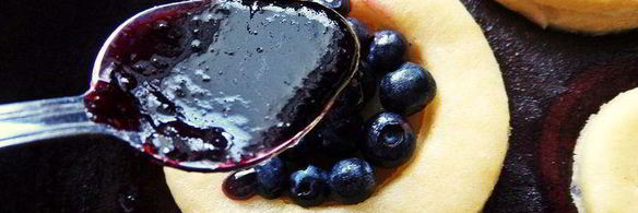 песочники с черникой