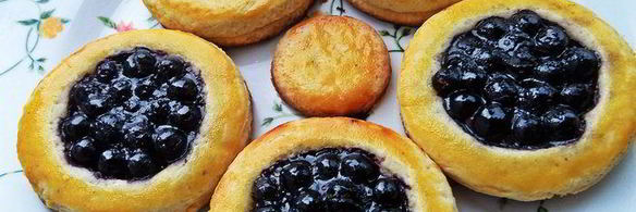 песочники с черникой