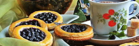 песочники с черникой