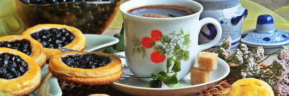 песочники с черникой