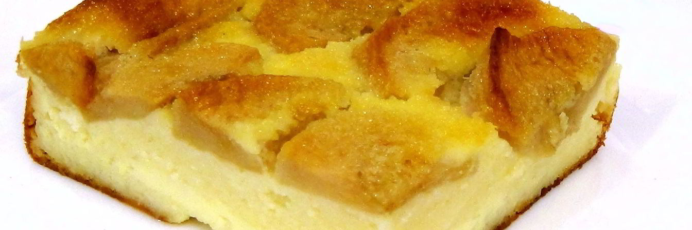 Сырник с яблоками