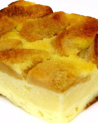 Сырник с яблоками