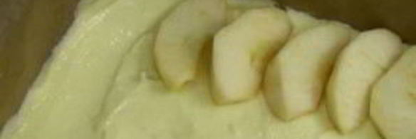 сырник с яблоками