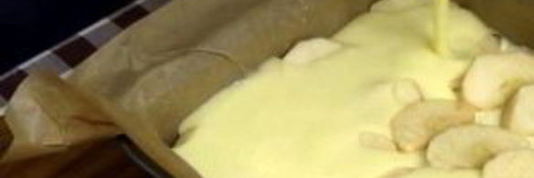 сырник с яблоками