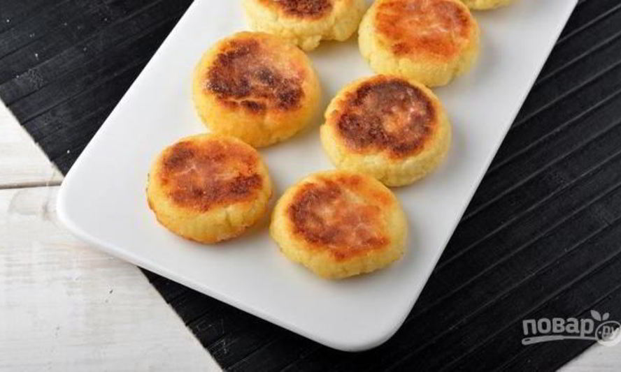 Рецепт сырников без яиц