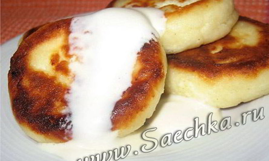 Рецепт сырников из творога с мукой