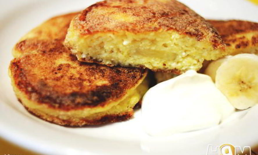 Рецепт сырников с бананом