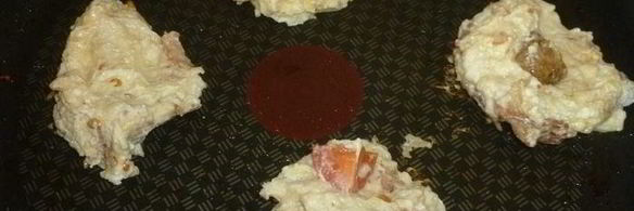 сырники с беконом и грибами