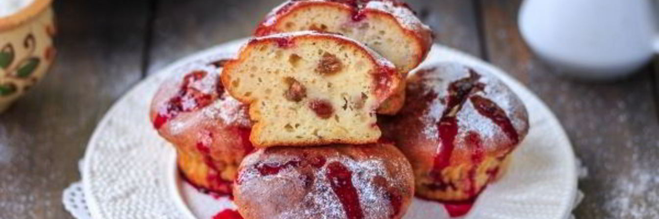 Сырники с изюмом в духовке