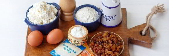 сырники с изюмом в духовке