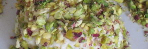 сырники в ореховой панировке с фисташковым кремом