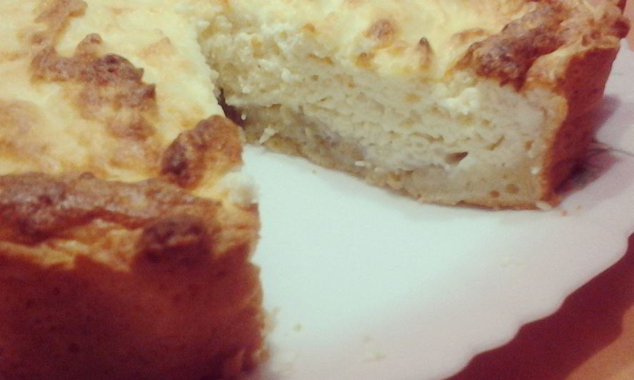 Рецепт творожника с бананом