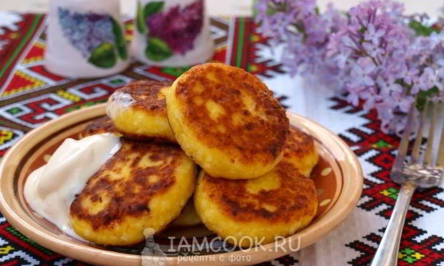 Рецепт творожников на сковороде