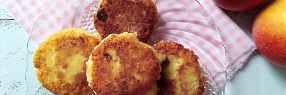 яблочные сырники