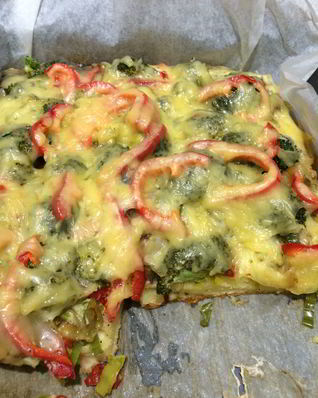 Быстрое бездрожжевое тесто для пиццы