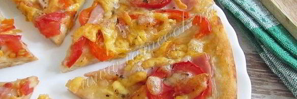 быстрое тесто для пиццы