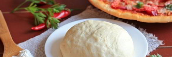 дрожжевое тесто на кефире для пиццы