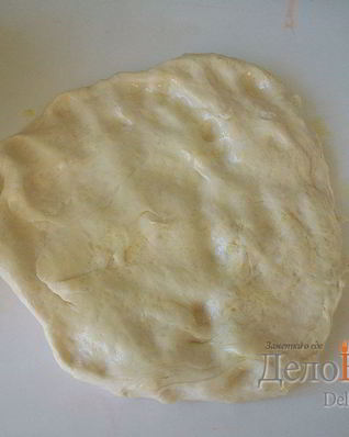 Пресное дрожжевое тесто для пиццы