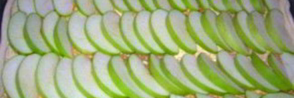 слоеное дрожжевое тесто с яблоками