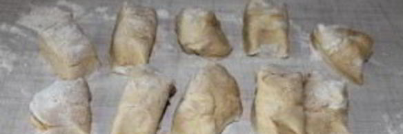 слоеное тесто на сковороде