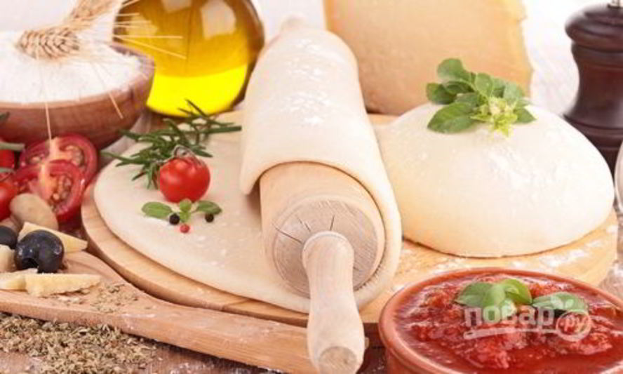 Рецепт теста без дрожжей для пиццы