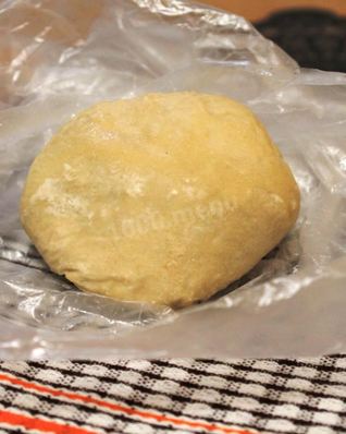 Тесто для кыстыбый с картошкой