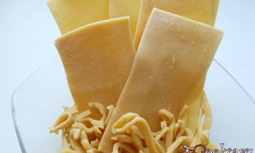 Рецепт теста для лазаньи и лапши в хлебопечке