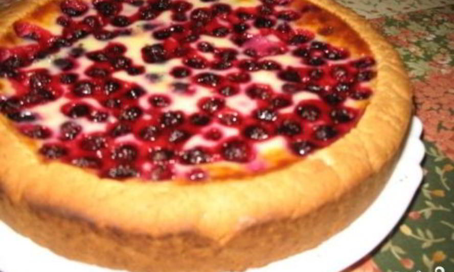 Рецепт теста для пирога с ягодами