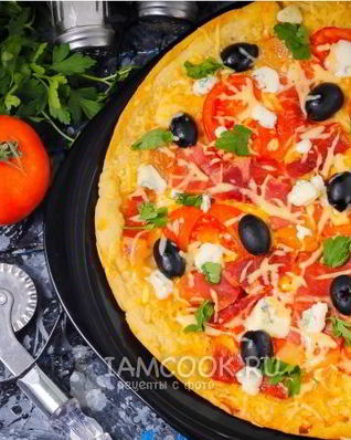 Тесто для пиццы без дрожжей на воде