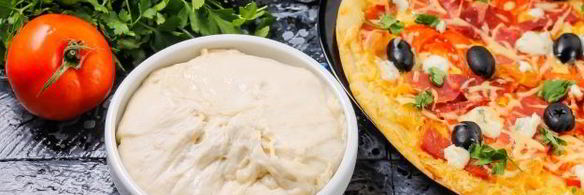 тесто для пиццы без дрожжей на воде